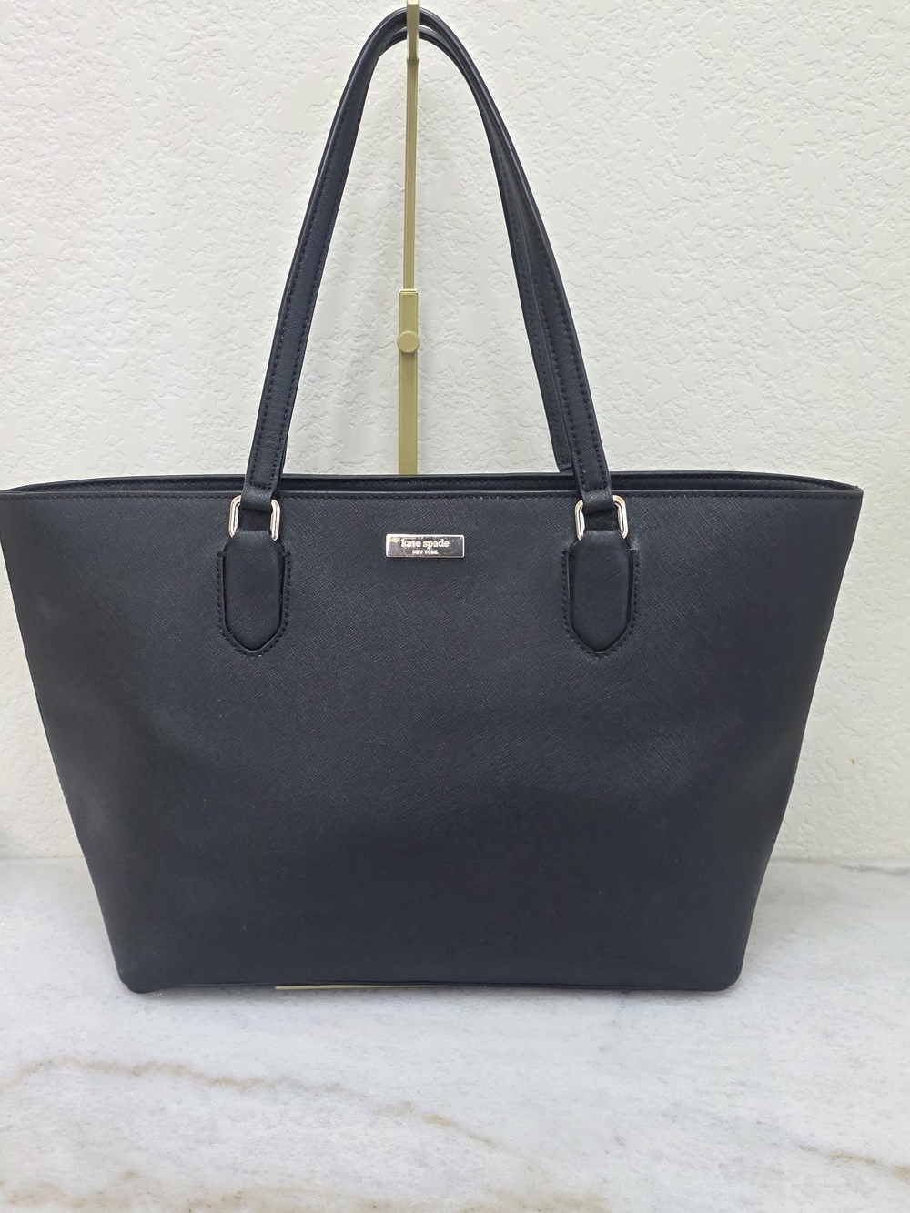Kate Spade Laurel Way Medium Dally Tote Black Saffiano Leather